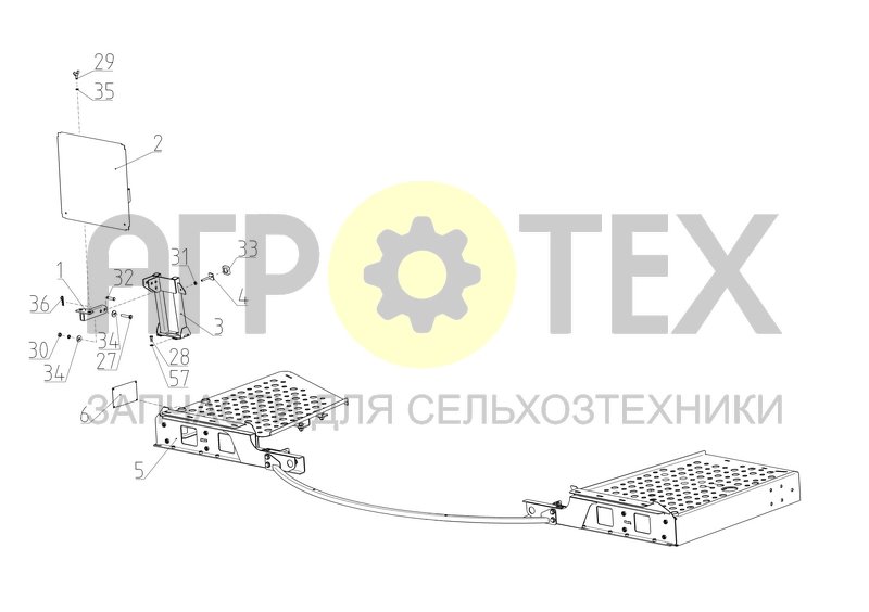 Чертеж Площадка входа (T500.07.01.000Ф)